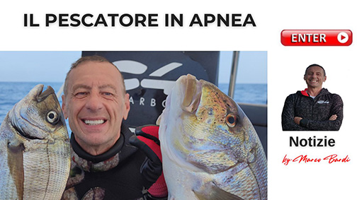 BOTTONE IL PESCATORE IN APNEA