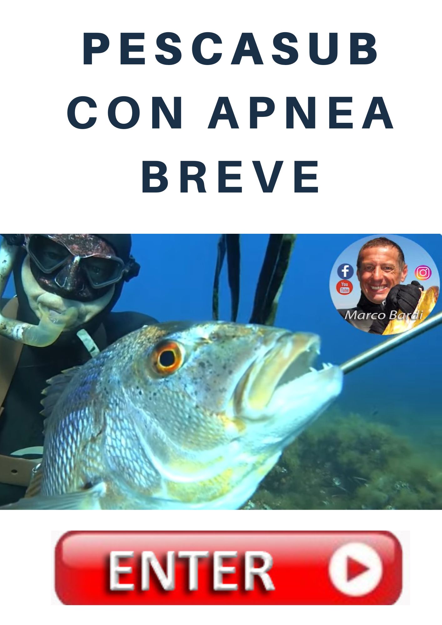 BOTTONE PESCA CON APNEA BREVE