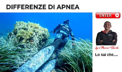 Bottone differenze di apnea