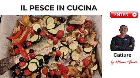 bottone il pesce in cucina ok