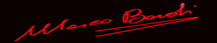 FIRMA ROSSO SU NERO marco bardi 